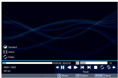 TOSHIBA 32S1655EV - Play Video Files - 4