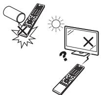 SHARP LC-32CFG6022E - Précautions sur la télécommande - 1