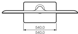 SHARP LC-32CFG6022E - Schémas dimensionnels - 1