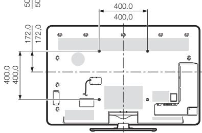 SHARP LC-32CFG6022E - Schémas dimensionnels - 2