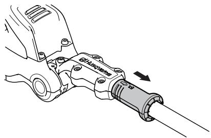 HUSQVARNA 536LIHE3 - Changing the hedge trimmer angle - 1