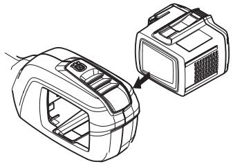HUSQVARNA 536LIHE3 - Connect battery to the machine - 1