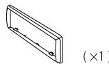 JVC KD-R862BT - Liste des pièces pour l'installation - 2