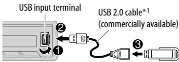 JVC KD-X310BT - Start playback - 1