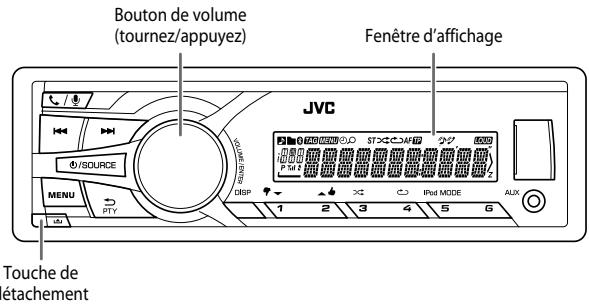JVC KD-X310BT - Façade - 1