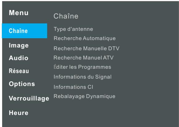 JVC LT-43HW95U - Naviguer dans les menus - 1