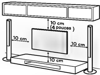 JVC LT-55HW97U - Fixation au mur - 1