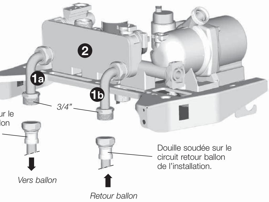 SAUNIER DUVAL THEMA F25E V 24.6 KW - Raccordement d'un gallon - 1