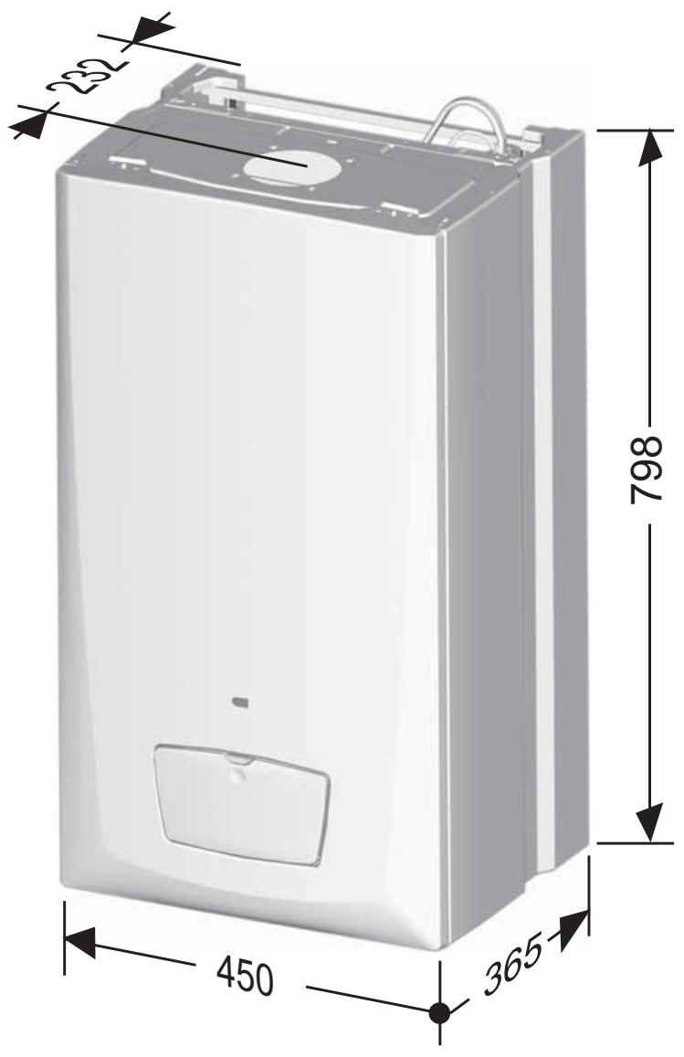 SAUNIER DUVAL THEMA PLUS F24/30E V 30 KW - La chaudière est livrée en deux colis séparés: - 1
