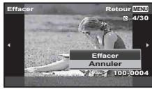 OLYMPUS TG 860 - Affichez l'image à supprimer et appuyez sur - 3