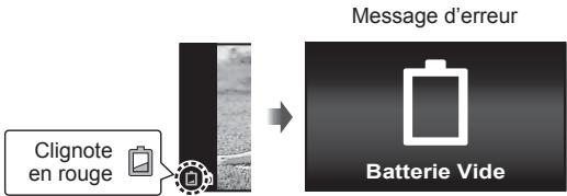 OLYMPUS TG 860 - Quand faut-il remplacer la batterie? - 1