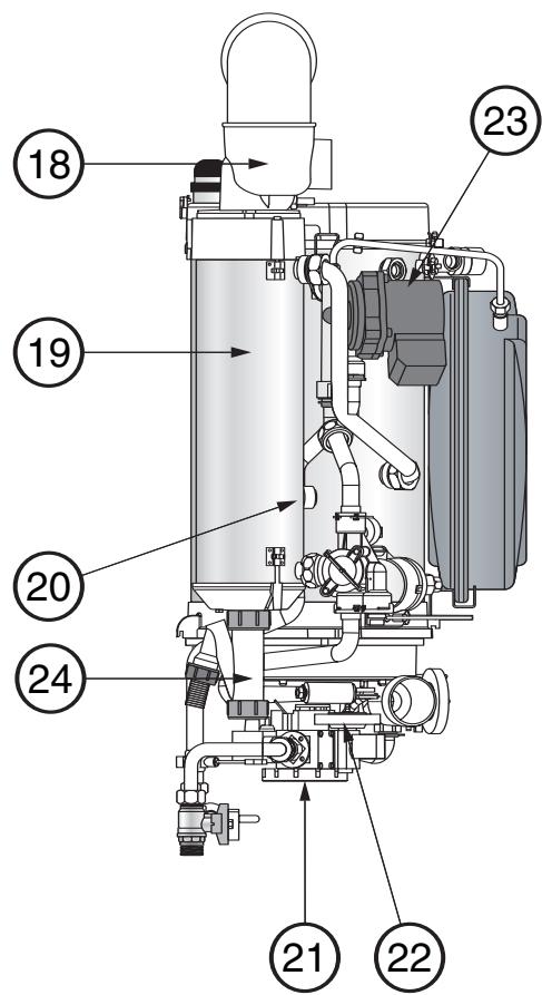 FRISQUET PRESTIGE CONDENSATION V 25 KW - - Courbes de pression disponible aux BORNES de la chaudiere - 4