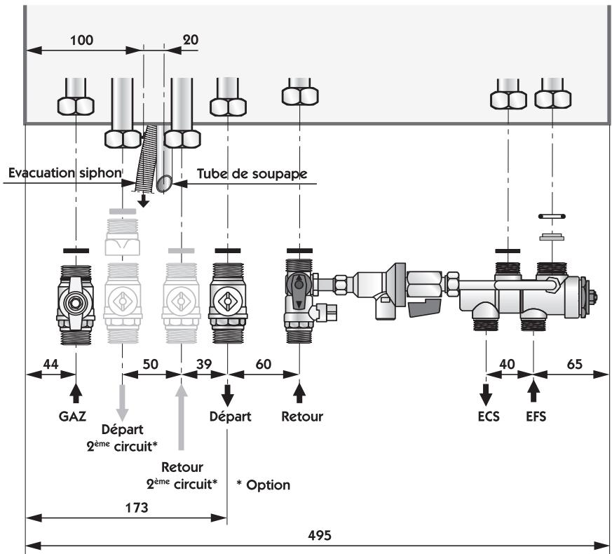 FRISQUET PRESTIGE CONDENSATION V 25 KW - Scellement du terminal pour hydromotrix ou prestige - 7