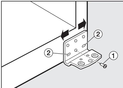MIELE FN 28262 - Aligning the appliance door - 1