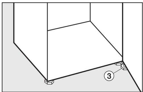 MIELE FN 28262 - Levelling the appliance door - 1
