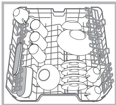 HOTPOINT LFD 11M121 CX EU - Geschirrspüler-Oberkorb - 1
