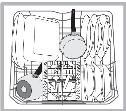 HOTPOINT LFD 11M121 CX EU - Geschirrspüler-Unterkorb - 2