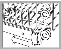 HOTPOINT LFF8M132X - The height of the upper rack should ideally be adjusted WHEN THE RACK IS EMPTY. - 1