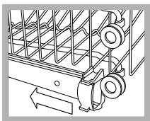 HOTPOINT LFF8M132X - Regular la alta del cesto superior - 1
