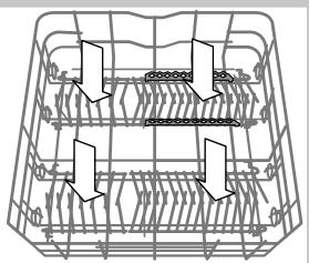 HOTPOINT LFF8M132X - Lower rack and cutlery basket - 4