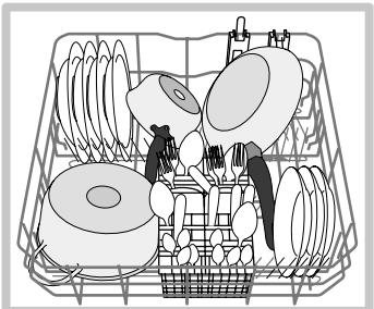 HOTPOINT LFF8M132X - Cesto inferior e cesto dos talheres - 1