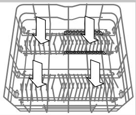 HOTPOINT LFF8M132X - Unterer Korb und Besteckkorb - 4
