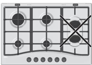 HOTPOINT PC640X/HA - Practical Advice on Using the Half Fish-Kettle Burner * - 5