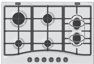 HOTPOINT PC640X/HA - Consejos practicos para uso de los quemadores centrales "Semi-Elíptica"* - 1