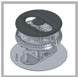 HOTPOINT PC640X/HA - Replacing the nozzles on separate "double flame " burners: - 1