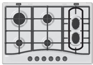 HOTPOINT PC640X/HA - Consejos practicos para uso de los quemadores centrales "Semi-Elíptica"* - 2