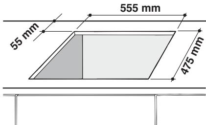 HOTPOINT PC640X/HA - Fitting the appliance - 2