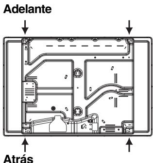 HOTPOINT PC640X/HA - Esquema de fijación de los ganchos - 4