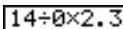 CASIO GRAPH 35 - Pour faire des corrections dans le calcul d'origine - 2