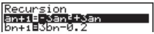 CASIO GRAPH 35 - Tracé d'un graphe de convergence/divergence (graphe WEB) - 1