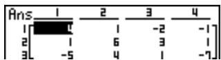 CASIO GRAPH 35 - EQUA — rappel des coefficients et solutions d'équations - 2