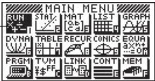 CASIO GRAPH 35+ - Pour sélectionner un symbole - 1