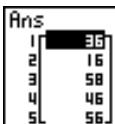 CASIO GRAPH 35+ - - Pour couvrir parmi deux listes celle qui contient la plus petite valeur [optn]-[list] - 1