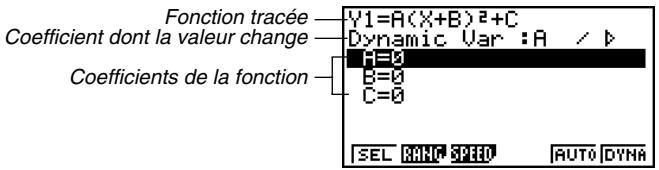 CASIO GRAPH 35+ - Proposer les conditions d'un graphe dynamique - 3