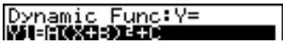 CASIO GRAPH 35+ - Proposer les conditions d'un graphe dynamique - 2
