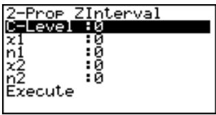 CASIO GRAPH 35+ - Intervalle z à deux proportions - 1
