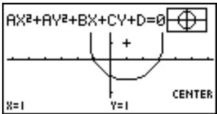 CASIO GRAPH 35+ - Pour calculer le centre et le rayon - 1