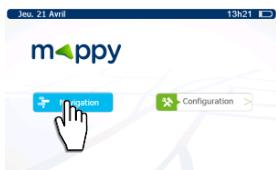 MAPPY ULTI E538 - Comment établir mon premier itinéraire? - 1