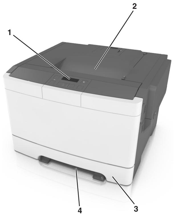 LEXMARK CX310DN - Configurations des imprimantes - 1