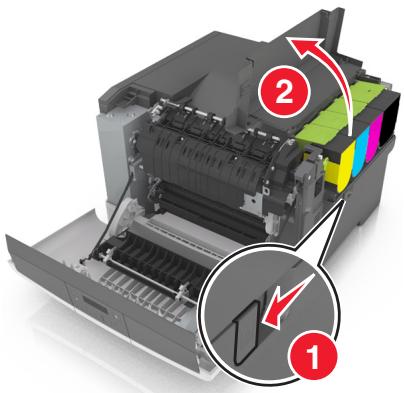 LEXMARK CX310DN - Remplacement de la bouteille de récupération de toner - 4
