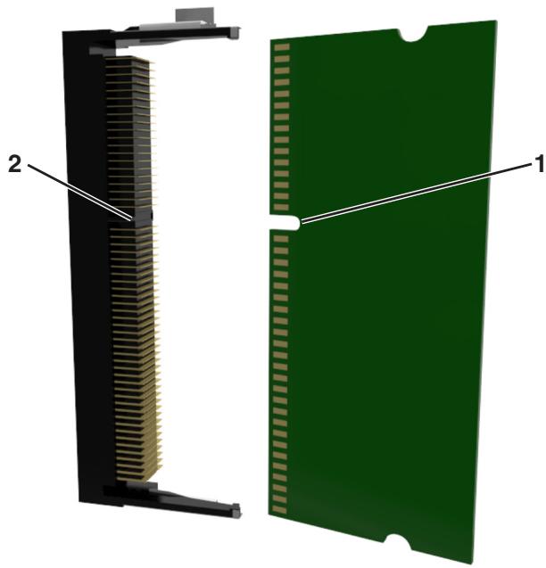 LEXMARK CX410DE - Installation d'une carte mémoire - 5