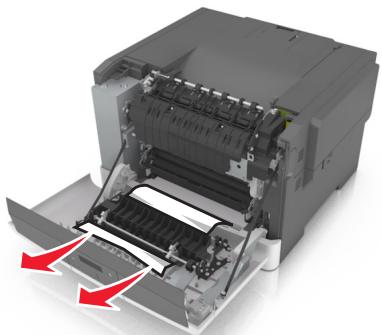 LEXMARK CX410DE - Bourrage, dans la zone d'impression recto verso. ouvrez la porte avant. [23Y. xx] - 3