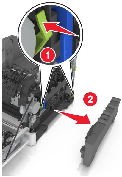 LEXMARK CX410DE - Remplacement de la bouteille de récupération de toner - 16