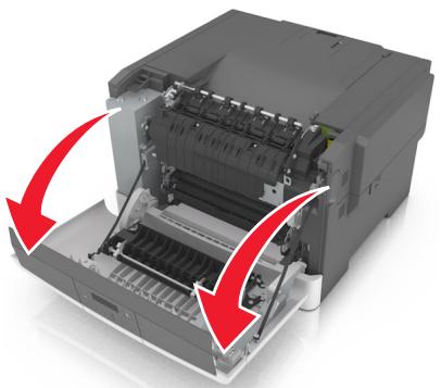 LEXMARK CX410DE - Remplacement de la bouteille de récupération de toner - 12
