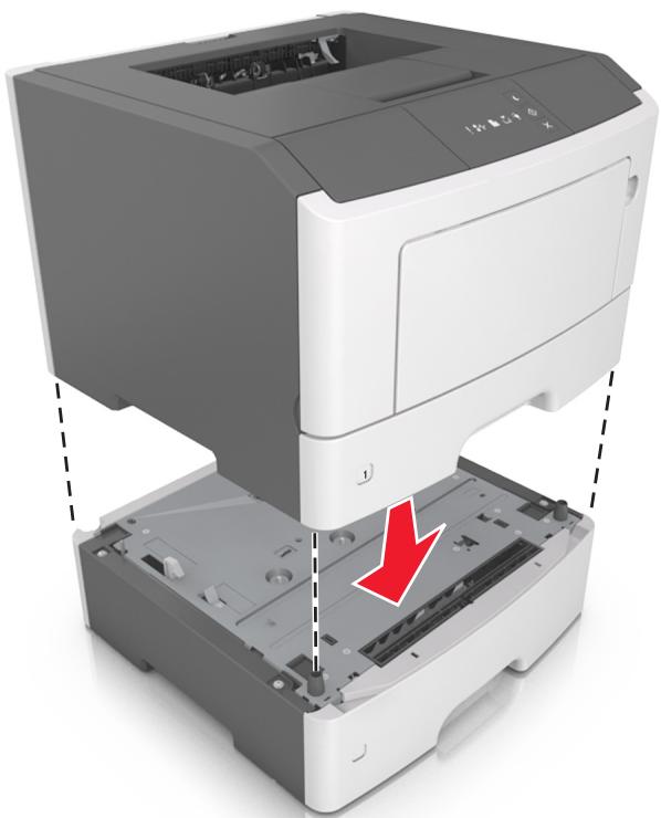 LEXMARK MS310DN - Installation des tiroirs optionnels - 5