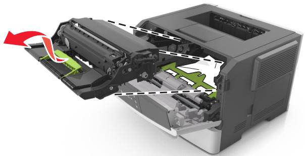 LEXMARK MS410DN - - Bourrage papier, ouvre la porte avant. - 11